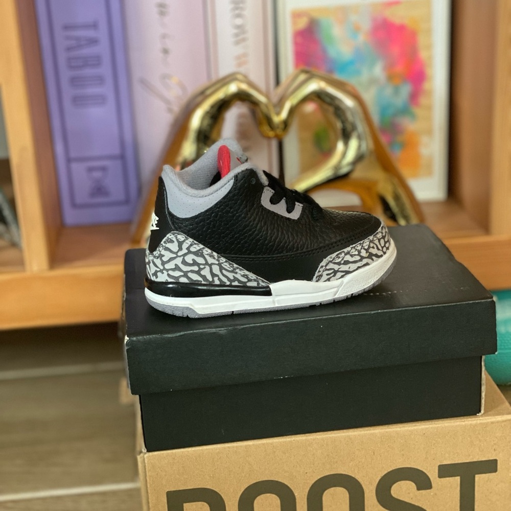Kids Black and Gray Sneakers